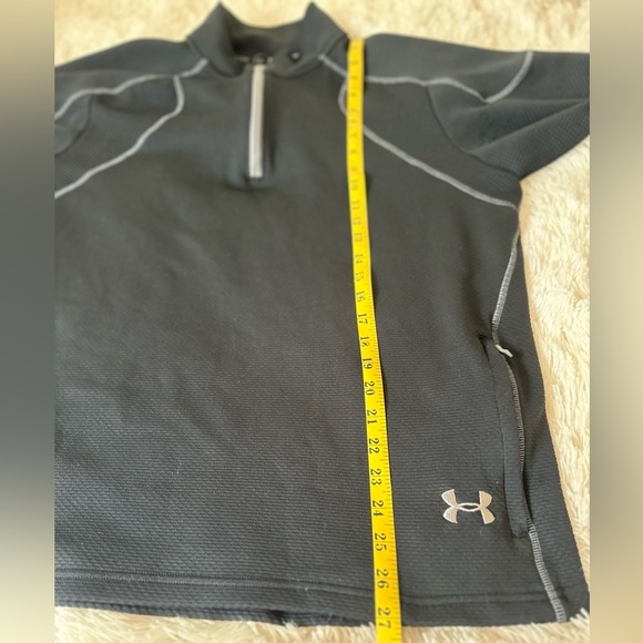 Under Armour Men's Black Quarter Zip Pullover Shirt Size: XL - Picture 5 of 9